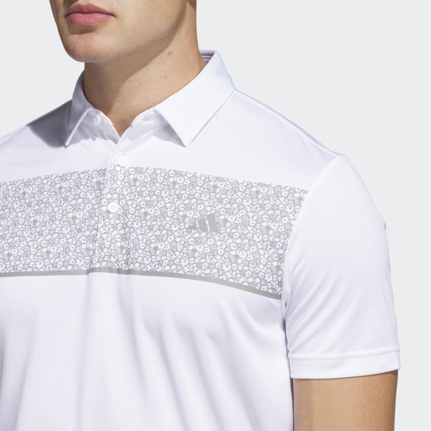 CHEST-PRINT POLO SHIRT | ADIDAS HR7991