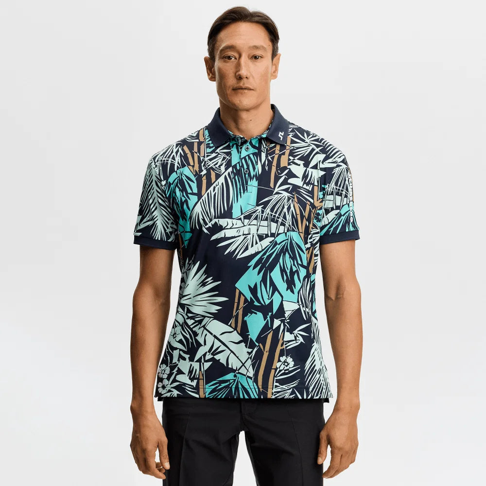 Tour Tech Print Polo| J.Lindeberg O612