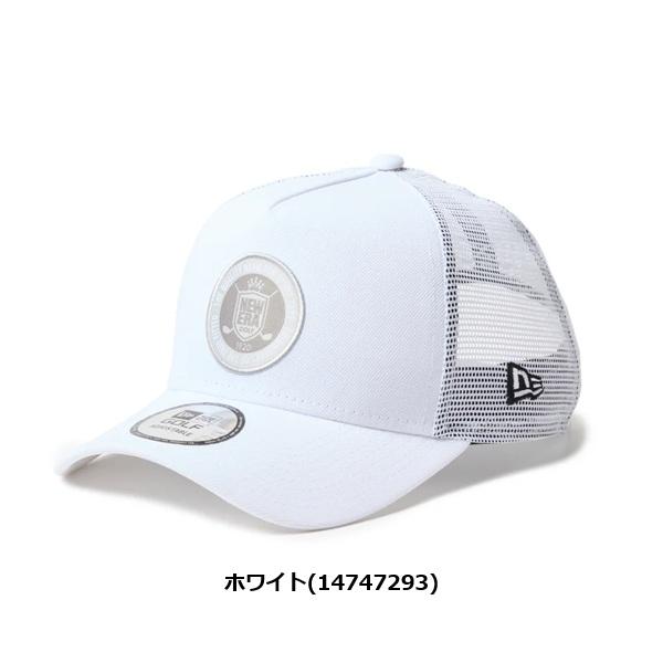 New Era Golf Cap 9FORTY A-Frame Trucker Circle Patch White NEW ERA Golf (14747293)