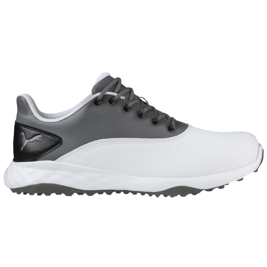 PUMA GRIP FUSION MEN'S GOLF SHOE - WHITE/BLACK