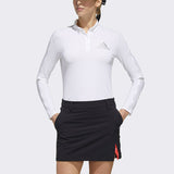 Women's Fleece Polo Long Sleeve Shirt | adidas FJ2448