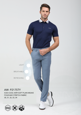 Azureway Golf - Golf Pant AW-P2175/Blue Gray