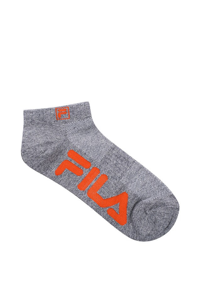 FILA Men's Socks Spot BLM15101 Grey-Orange