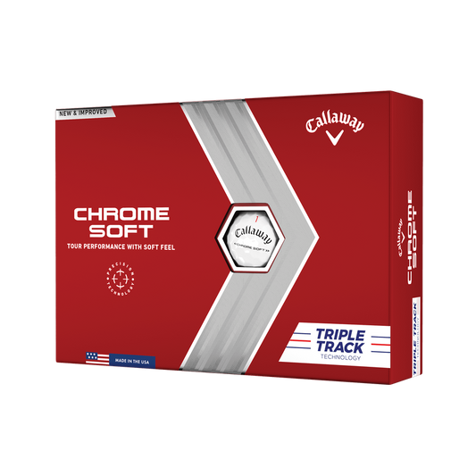 Chrome Soft Triple Track Golf Balls | Callaway