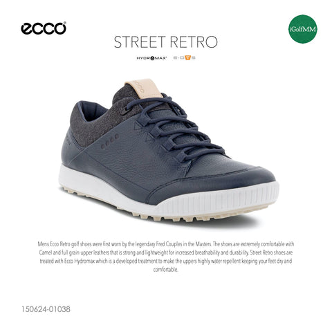 Street Retro Men's Golf Shoes Marine | ECCO