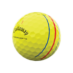 Chrome Soft Triple Track Yellow Golf Balls | Callaway