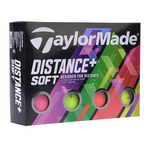 TAYLORMADE DISTANCE+ SOFT GOLF BALL (Multi Colour)