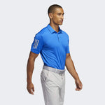 Adidas 3 Stripe Basic Golf Polo Shirt | FJ9843 Blue