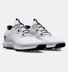 Men's UA Charged Draw 2 Wide Golf Shoes - 3026401 100
