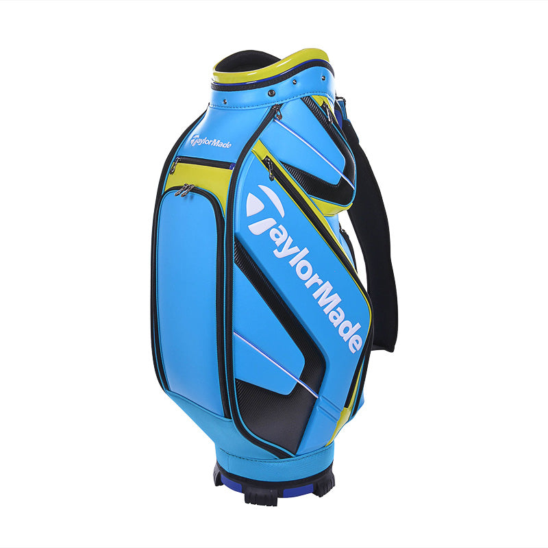 TaylorMade 2021 Auth-Tech Cart Bag (Blue/Lime)