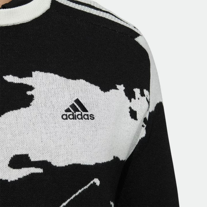 LONG SLEEVE CREWNECK GRAPHIC SWEATER | ADIDAS GU8742