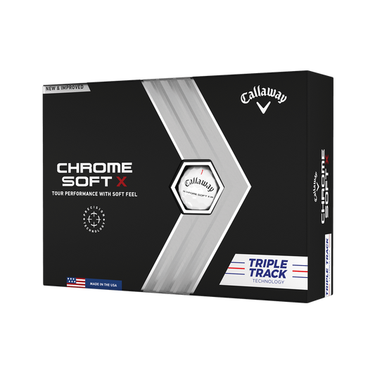 Chrome Soft X Triple Track Golf Balls | Callaway