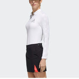 Women's Fleece Polo Long Sleeve Shirt | adidas FJ2448