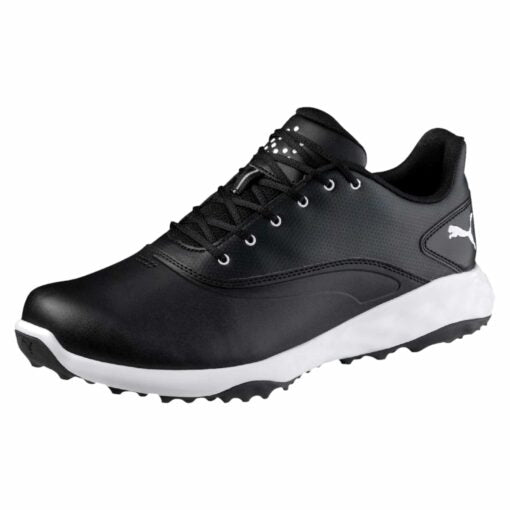 PUMA GRIP FUSION GOLF SHOES BLACK-WHITE 189425 02