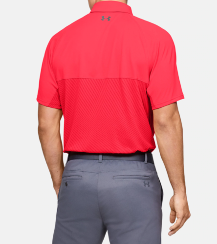 Under Armour Men's Tour Tips Blocked Golf Polo 1345455-632